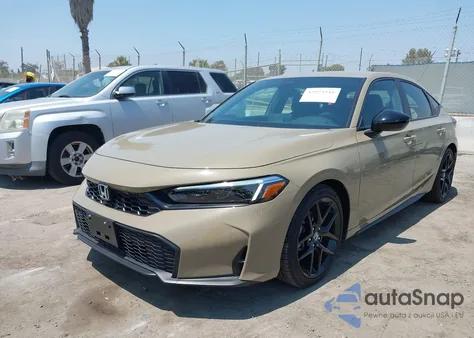 2025 Honda Civic Sport из США, поврежденный, VIN 19XFL2H81SE008061